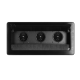GNIAZDO MEBLOWE 3x2P+Z SCHUKO ORNO OR-GM-9045(GS)/B KABEL 1,5m